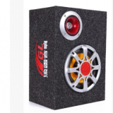 5寸12V24V220V毛氈方箱車載低音炮插卡音響貨車摩托汽車重低音炮