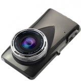 便攜行車記錄儀 新款車載前后雙鏡頭4寸1080P大屏幕夜視停車監(jiān)控