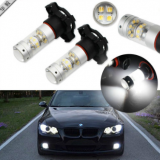 工廠批發(fā) PY24W 140WLED車(chē)燈 夏普2828正白燈珠 140W前霧燈