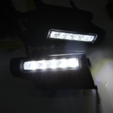 03-09款豐田普拉多專用日行燈 老霸道LED日間行車(chē)燈改裝霧燈高亮