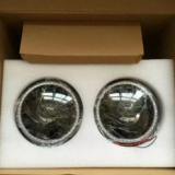 jeep吉普牧馬人前大燈 頭燈考拉7寸天使眼透鏡氙氣改裝大燈總成