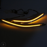 豐田14-17年雷凌專用燈眉外置淚眼日行燈LED導光前大燈廠家直銷