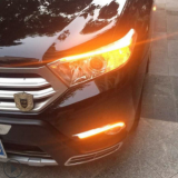跨境豐田漢蘭達(dá)專用燈眉日行燈大燈外置淚眼 led行車燈廠家直銷
