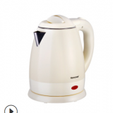 Honeyson酒店電熱水壺K12B 304不銹鋼雙層防燙自動(dòng)斷電1.2升包郵