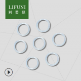 食品級耐高溫白色硅膠O型圈 白色透明防水硅膠密封圈廠家定制