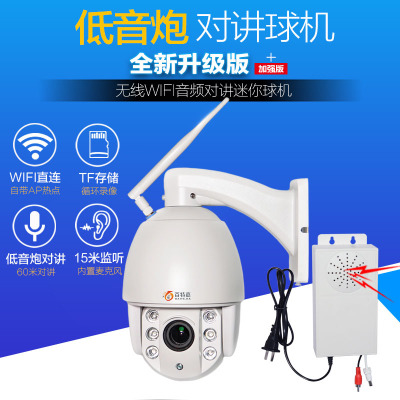 130萬無線WIFI高清迷你球機 960P球形攝像機夜視60米 音頻對講