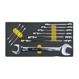 STANLEY/史丹利EVA工具托組套-10件雙開(kāi)口扳手90-034-23