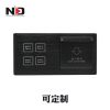 酒店弱電485智能觸摸開(kāi)關(guān)定做 金屬拉絲面板按鍵背光強(qiáng)電輕觸開(kāi)關(guān)