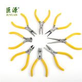 45#鋼迷你尖嘴鉗 手工串珠多功能剪鉗8件套多功能迷你鉗斜口鉗