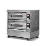 樂創(chuàng)烤箱 商用二層四盤大型烤爐 蛋糕面包披薩電烤箱