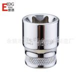 專業(yè)生產(chǎn)3/8鏡面滾花短套筒 6MM-24MM公制六角套筒30121