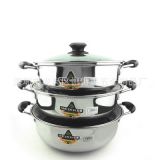 實(shí)德不銹鋼加厚火鍋加深電磁爐鴛鴦鍋湯鍋格鍋打邊爐鍋雙分鍋帶蓋