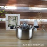 廠價直銷加厚不銹鋼湯鍋特厚復(fù)合鋼奶鍋無磁單雙柄電磁爐通用湯鍋