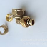 鋁塑管銅接頭 國(guó)巨 廠家直銷 L16*1/2F內(nèi)絲彎頭 卡套式銅管件