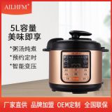 廠家批發(fā)家用多功能智能高壓鍋微電腦式5升壓力鍋oem工程定制
