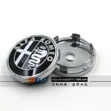 阿爾法黑色輪轂蓋 阿爾法羅密歐輪轂中心蓋標 60MM汽車輪轂小蓋