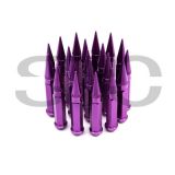 改裝輕量化鋁合金改裝輪轂尖頭螺絲 140mm超長尖頭螺母螺帽