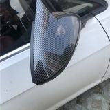 14-18凌度牛角款碳纖維后視鏡殼鏡罩 高爾夫7 惡魔牛角碳纖殼粘貼