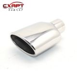 熱銷汽車通用改裝尾喉 不銹鋼橢圓尾氣罩煙筒 AMG改裝專用裝飾件