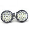 汽車對(duì)裝圓形日行燈 18LED大功率日行燈 日間遠(yuǎn)近光GT-12雙霧燈