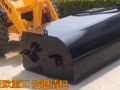 裝載機清掃車 鏟車改裝掃地機 噴霧除塵清掃機 (379播放)