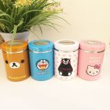 車載車用發(fā)光卡通多功能煙灰缸帶led藍燈帶蓋創(chuàng)意女士高檔煙灰缸