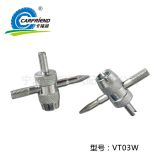 四合一工具多功能氣門扳手 補胎工具帶氣門帽 美嘴芯扳手