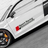 適用于奧迪A4LA6LQ5A3Q3車身貼 個性裝飾遮擋劃痕車貼汽車側門貼