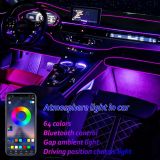 LED車內(nèi)氛圍燈車底盤氛圍燈 RGB手機藍(lán)牙控制多顏色多模式控制