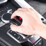 適用于奧迪A4L改裝排擋頭蓋頭A5A6LQ7Q5L碳纖維紋擋把頭殼新A4L