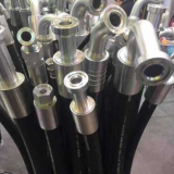 批發(fā)液壓油管 鋼絲編織高壓油管工程機(jī)械高壓膠管 液壓軟管