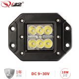 led工作檢修燈 3寸越野改裝車燈 汽車工程射燈 18w挖機工作車燈