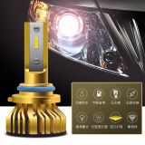 汽車(chē)LED大燈改裝H1 H4 H7 前照燈泡遠(yuǎn)近光一體超亮白光前大燈9005