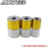 汽車改裝 金色銀色鋁箔膠帶 排氣管裝飾膠帶5m 10m 15m隔熱不干膠