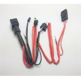 摩托車改配件HID氙氣大燈H4 HB2 9003伸縮線組線阻線束搖擺線組