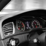 適用于奧迪A4L A5 S5碳纖維儀表臺大框裝飾貼導航框面板專用改裝