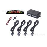 廠家供應 短月牙倒車雷達 LED 數(shù)碼蜂鳴 4探雷達倒車雷達