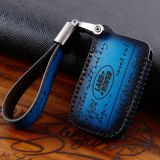 路虎鑰匙套極光 星脈 發(fā)現(xiàn)神行5 4 新攬勝運動版真皮汽車鑰匙包扣