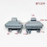 化妝鏡固定支架遮陽(yáng)板掛鉤遮光板卡扣適用奧迪A4LQ5 A6L A5 A3 Q3