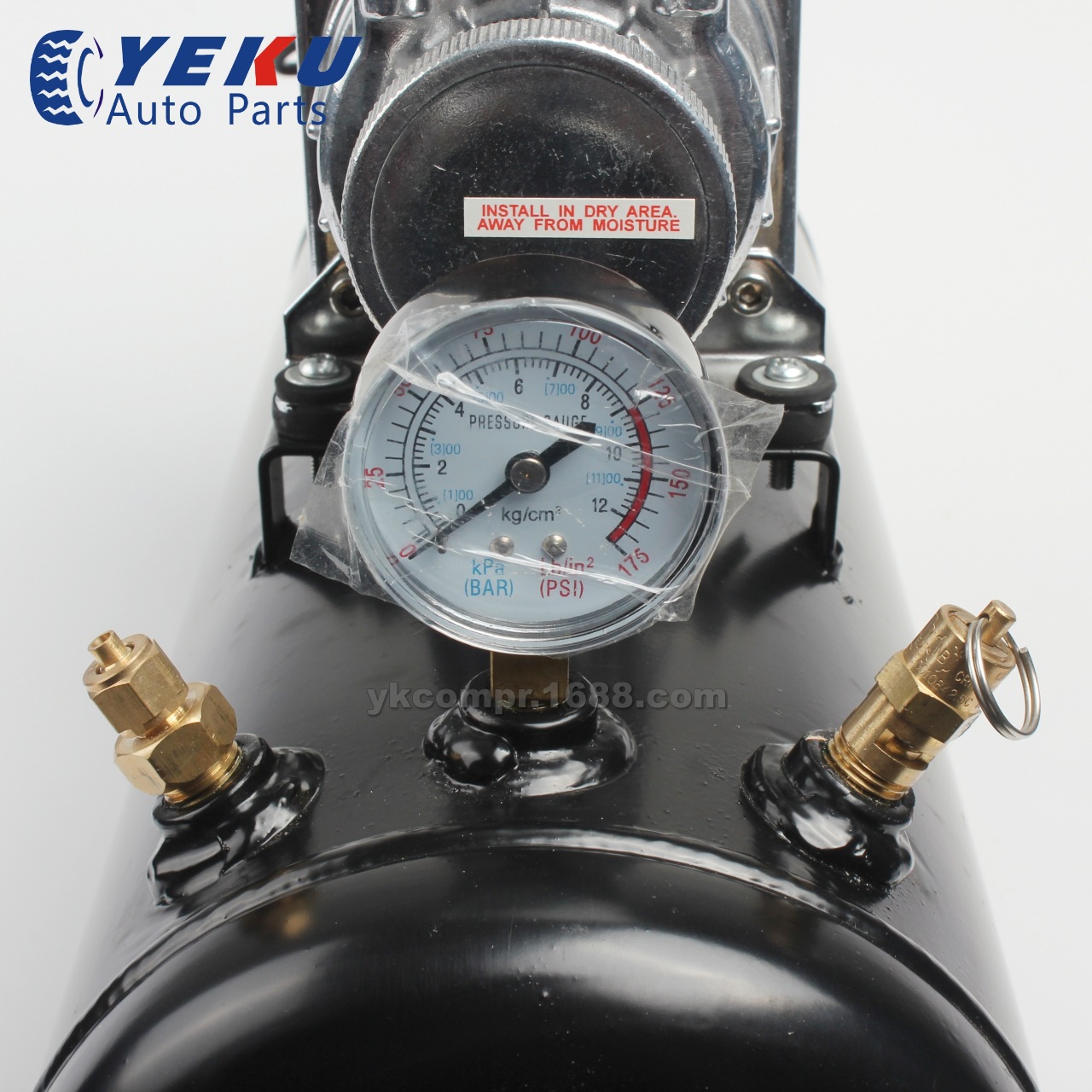 480C車載充氣泵帶2.5gal儲氣罐改裝氣泵