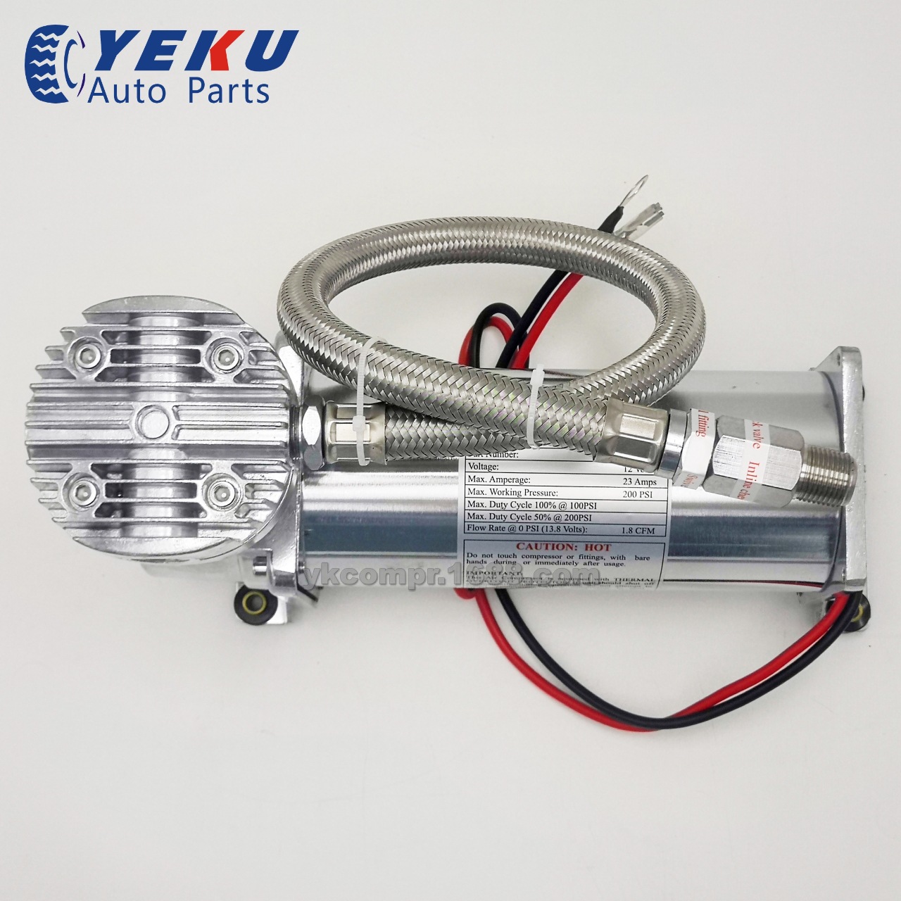 12V200psi大壓力高流量高性能空氣懸架打氣泵