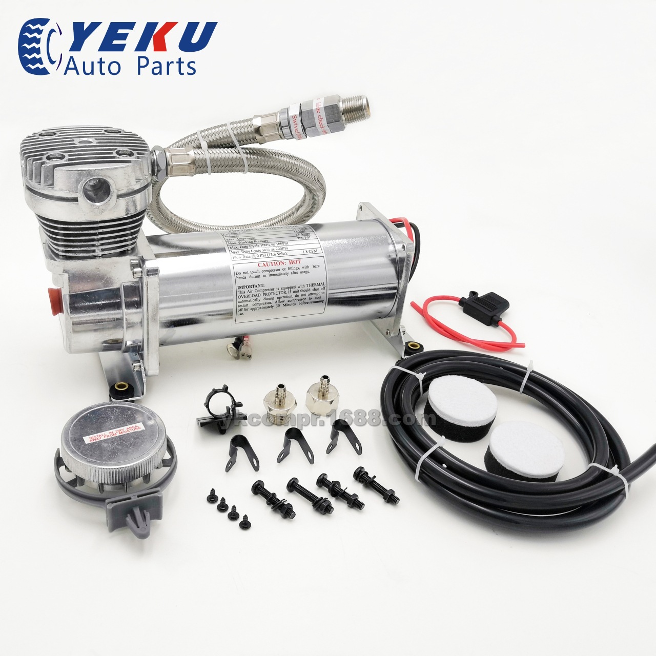 12V200psi大壓力高流量高性能空氣懸架打氣泵