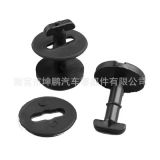 適用寶馬E46/318I/325I/ X3汽車(chē)腳墊卡扣BMW地毯夾子 膠墊扣套