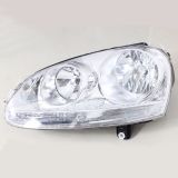 適用于大眾07-11老速騰前大燈總成白底黑底款速騰大燈總成前照燈