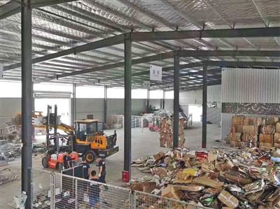 舞環(huán)科技分揀中心內(nèi)景。受訪者供圖