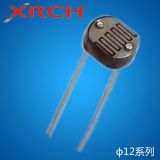 廠家直銷GM125 Cds光敏電阻器 Φ12mm系列紅外傳感器/光敏傳感器