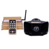 12v24v200w汽車車載警報(bào)器20音警笛喇叭主機(jī)無線遙控喊話器揚(yáng)聲器