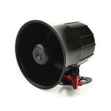 報警喇叭 專業(yè)安防喇叭 有線防盜汽車626喇叭大音量黑色報警喇叭