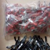 80A7CM電瓶夾汽車蓄電池夾電夾鐵夾子接線夾100只一包12V24V包郵