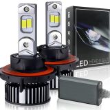 9008 H13 LED前大燈 實(shí)測(cè)30W 3500流明遠(yuǎn)近光美系車前照燈